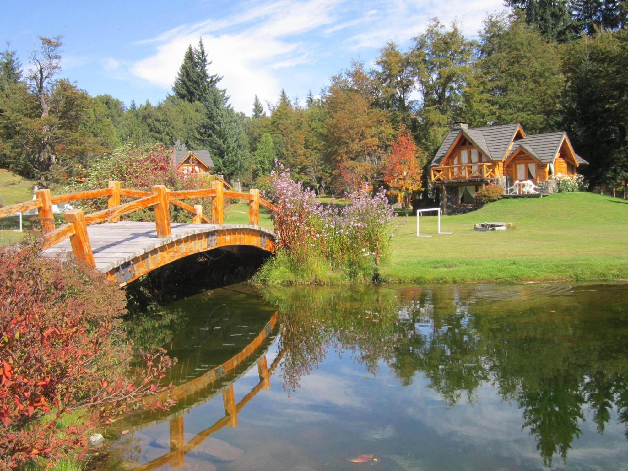 La Estancia Cabanas Вилья-ла-Ангостура Экстерьер фото